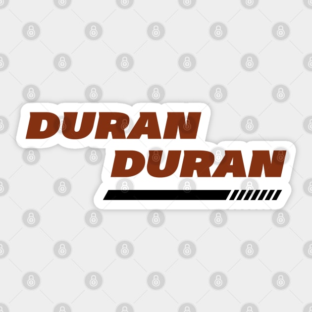 Duran Duran Logo Design Sticker by Timeless Chaos